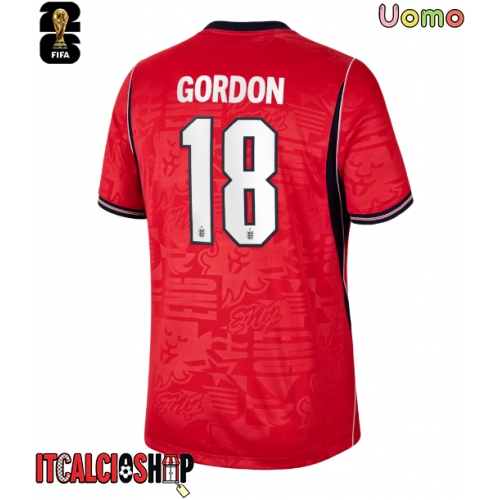 Inghilterra Anthony Gordon #18 Seconda Maglia Mondiali 2026 Manica Corta